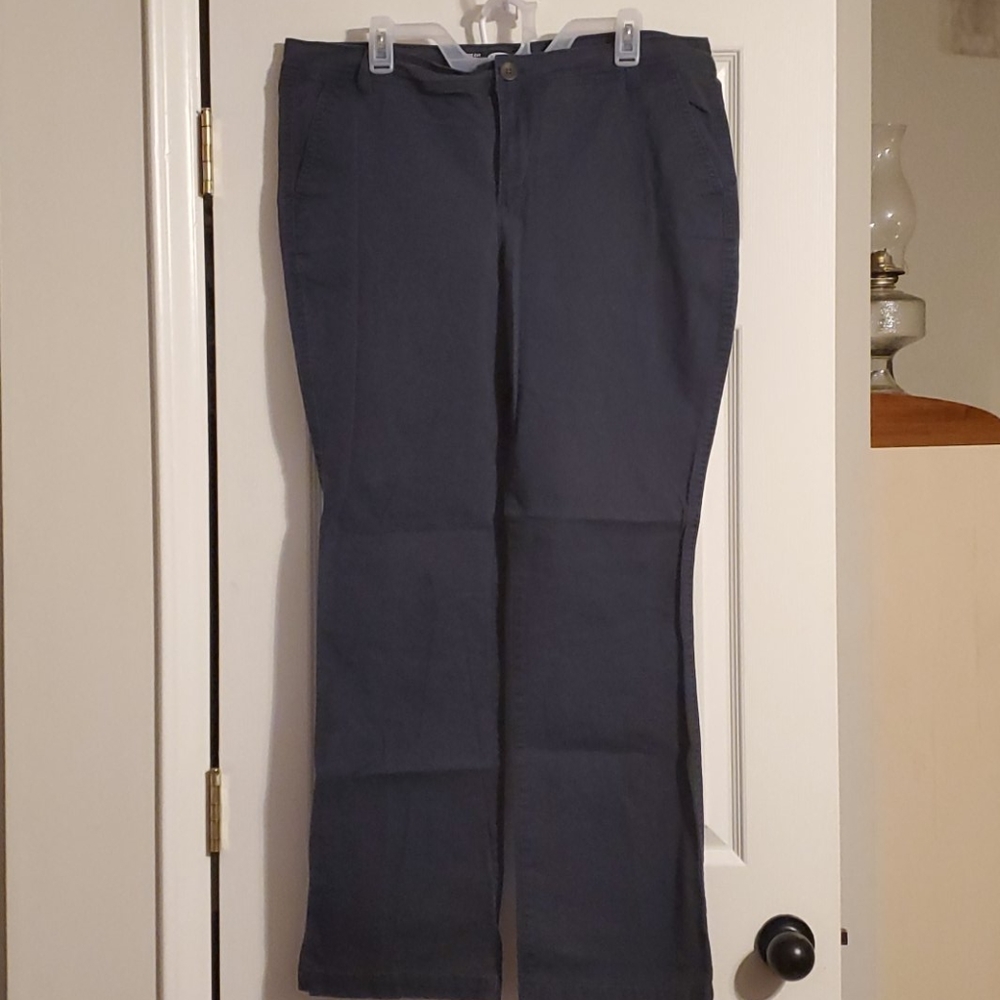 Old Navy Flat front blue khaki pants